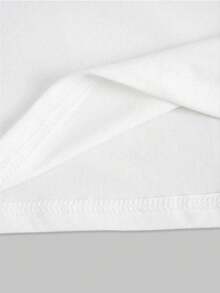 熊猫印花T恤，迷人黑白色，夏季 - 白色 - 查看 5