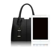 Black Elegant Tote Bag, Shoulder Bag, Soft Leather, Commuting, Travel, College Student Handbag, Gift For Girlfriend, Great Gift For Mother, Mother's Day Gift
