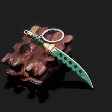 1 Pc Of Anime Peripheral Keychain Tattoo Metal Pendant Anime Big Sword Has Collection Value Halloween School Car Accessories Cute Goth Y2k Bag Accessories Lanyards With Id Holder Car Accessories Bag Charms Christmas Gift - Multicolor - View 10