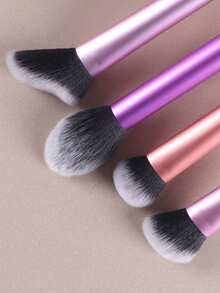 14pcs Multi-Functional And Multi-Color Full Makeup Brush Set For Loose Powder, Blush, Foundation, Eyeshadow, Blending, And Contouring,Brush Set,Makeup Brush Kit,Make Up Brush Set,Make Up Set Complete,Makeup Brush Set,Complete Makeup Kit,Brush Kit,Brushes Makeup Set,Makeup Gift Set,Set - Multicolor - View 7