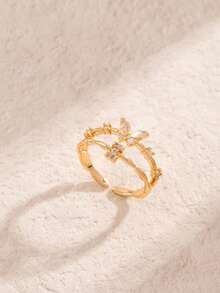 1 件复古风格儿童 26 个首字母戒指是最适合商业的定制礼物