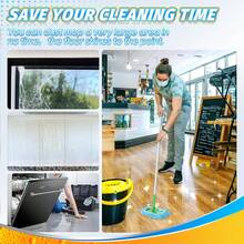 Reusable Dry Sweeping Cloths Microfiber Wet Mop Pads Compatible With Sweeper Mop Replacement Sweeping Mopping Pad Refills For Hardwood Surface Floor Cleaning (4pcs) - Blue - View 5