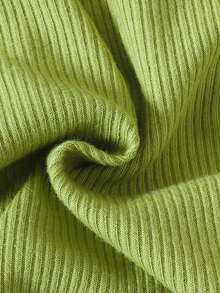 MommBaby Young Girls 2pcs Set, Solid Color Camisole & Ditsy Floral Skirt Outfit, Casual Fashion Party Wear Gift Set For Summer, Children Outdoor Apparel - Green - View 6