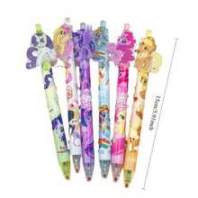 MY LITTLE PONY 1 Autoadhesivo de pluma de acrílico neutral oficialmente autorizado para "Little", de 19.69 pulgadas, de escritura suave, apto para útiles escolares