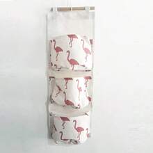 1 Bolsa de almacenamiento multifuncional montada en la pared - Percha con 3 bolsillos espaciosos, caja de almacenamiento multifuncional para armario, dormitorio, baño, dormitorio estudiantil, bolsa colgante para libros, bolsa de almacenamiento para el desorden del dormitorio, el regalo perfecto para la familia, la abuela y la madre