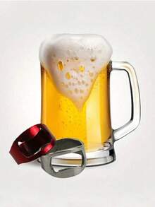 Stainless Steel Finger Ring Bottle Opener, Creative Opener, Kitchen Tool, Cool Finger Ring For Men/Women Party Gifts, Portable Bottle Opener For Outdoor, Camping - Multicolor - View 6