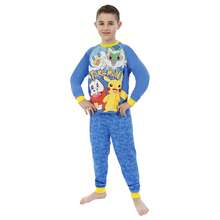 pokemon Long Pyjamas | Pikachu, Quaxly, Fuecoco &  Boys' Long-Sleeved Pyjama Set | Kids' PJs - Multicolor - View 2