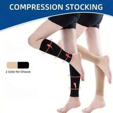Set de 4 a 6 piezas de mangas de compresión ultra delgadas para pierna, rodilla, tobillo y codo, calentadores deportivos para piernas para hombres y mujeres, accesorios para gimnasio