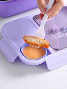 1pc Customizable Bento Box, Waterproof, Portable, For Outdoor, Travel, Student, Office Worker, PP Material, Microwave Friendly, Personalized Design For Your Exclusive Lunch Box