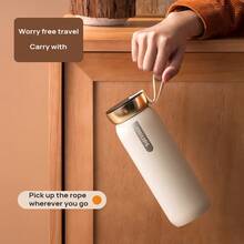 PHILIPS 2.75L Vacuum Insulated Water Bottle, One-Touch Temperature Display, Tea Strainer, Double-Layer Leak-Proof, Long-Lasting, 360° Drip-Proof, 316 Stainless Steel Inner, Type-C Charging, White - White - View 3