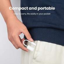 USB-C 转 Apple Lightning 端口适配器，带编织尼龙线，兼容 17/Air/17 Pro/17 Pro Max 和 16 15 Pro Max Pluuauawei - 白色 - 查看 4