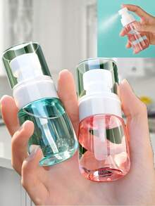 旅行可填充喷雾瓶、细雾爽肤水雾化器、化妆品补充容器、香水喷雾器 - 彩色 - 查看 2