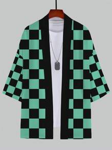 Men's Japanese Anime COS Printed Polyester Casual Summer Sunscreen Outfit