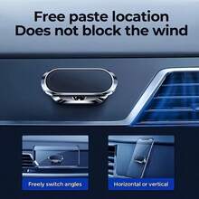 1 Stück/2 Stücke/3 Stücke Universeller Multifunktions 360° drehbarer Aluminium-Legierungs Magnetische Kfz Handy Halterung, geeignet für Armaturenbrett und Lüftungsschlitze, einfache Installation, starker Klebstoff, stabil und praktisch, GPS-Navigations Handyhalterung, kompatibel mit iPhone 16/15 Pro Max Plus und anderen Smartphones