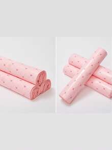 20个粉色蝴蝶结运输邮寄袋，防水包装袋，适用于家庭、办公室、学校、服装返校