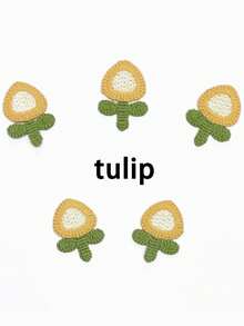 10pcs Floral Pattern DIY Embroidered Fabric Patches, Flowers And Bow Iron-On/Sew-On Appliques, Polyamide Iron-On Patch For DIY Sewing Clothing Accessories & Embroidery Projects, For Clothing, Bags, Shoes, Hats, Home Decor