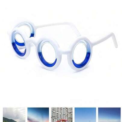 可拆卸便携防晕动眼镜，成人及老年人户外运动防眩晕眼镜，防晕船及游戏眩晕，配件礼品夏季必备女士收纳整理礼品旅行