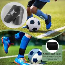 1 Set Football Sports Equipment Kit, Including Football Shin Guards, Sports Non-Slip Leg Warmers, Professional Sports Gear - Suitable For Football Training And Matches - Multicolor - View 5