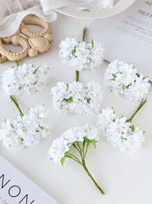 1PC/5PCS Artificial Flowers Mini Artificial Carnation ROSES Fake Plants For Spring Autumn Decorations Valentine's Day Bride Bouquet Wedding Vase For Home Dining Room Bedroom Decorations, Mother's Day, Father's Day,Festival Birthday Party Accessories, Outdoor Garden Decorations