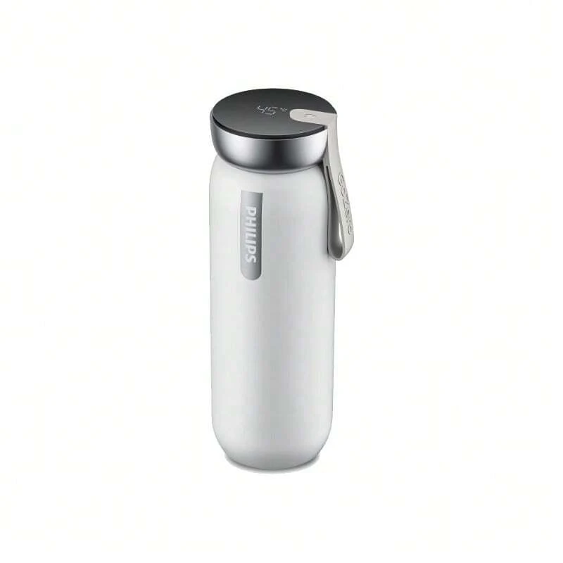 PHILIPS 2.75L Vacuum Insulated Water Bottle, One-Touch Temperature Display, Tea Strainer, Double-Layer Leak-Proof, Long-Lasting, 360° Drip-Proof, 316 Stainless Steel Inner, Type-C Charging, White - White - View 1