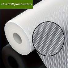 1 Roll - Premium Waterproof Non-Slip Vinyl Shelf Liner With EVA Drill Point Texture - Perfect For Kitchen Cabinets, Desktops, Refrigerators, Wardrobes & Shoe Racks - Glue-Free, Easy To Clean, Shelf Liners Kitchen Items Kitchen Accessories Kitchen Tools - Multicolor - View 9