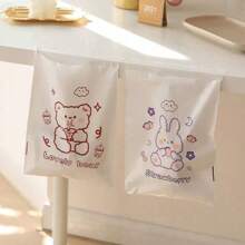 Multi-Functional Adhesive Cartoon Pattern Garbage Bag For Convenient Single-Use Cleaning In Cars, Tables, Kitchen And Bathrooms. 4 Random Cute Patterns Available.,Kitchen,Bathroom,Home,Household Suppliers