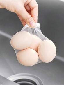 30/100 个水槽垃圾过滤袋，可重复使用的编织布网状水槽过滤袋，用于厨房水槽的一次性细网排水过滤袋，食物垃圾，剩余碎片收集器，耐用的水槽网状过滤袋，非常适合家庭厨师和洗碗机，保持水槽干净整洁，防止堵塞