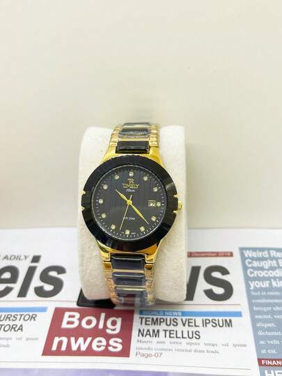 TIMELY RAIN 手表 石英机芯男士礼品手表 适合送给父亲和男朋友的派对礼物 优雅而优雅的男士手表