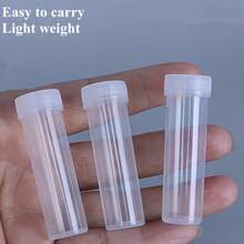 Pequeños envases de plástico de 5ml y 7ml - perfectos para cuentas, almacenamiento de joyas, manualidades y productos farmacéuticos, organizador de cuentas para hacer joyas, de pequeña capacidad - Multicolor - Ver 8