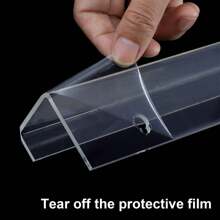 2/4/8 Stück Acryl Schwebende Bücherregale, hängende wandmontierte Ausstellungsregale, unsichtbare Wandbücherregale für Bücher, Bilder, Spielsachen, Vinylplatten Wandausstellungsregal