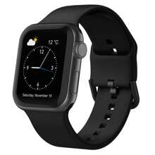 Pulseira esportiva compatível com Apple Watch Pulseiras Apple Watch 38mm 40mm 41mm 42mm 44mm 45mm 49mm Homens Mulheres, Pulseiras de silicone macio compatíveis com Apple Watch Series 9/8/7/6/5/4/3/2/1/SE/Ultra