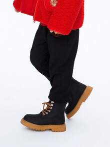 Annil 男童装 男童针织长裤 春季 - 黑色 - 查看 3