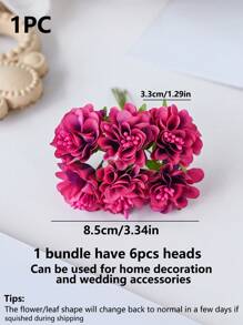 1PC/5PCS Artificial Flowers Mini Artificial Carnation ROSES Fake Plants For Spring Autumn Decorations Valentine's Day Bride Bouquet Wedding Vase For Home Dining Room Bedroom Decorations, Mother's Day, Father's Day,Festival Birthday Party Accessories, Outdoor Garden Decorations