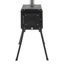 YUNRUX Camping Oven Pizza Oven Outdoor Grill Oven Wood Oven Oven Fireplace With Handles - Black - View 8