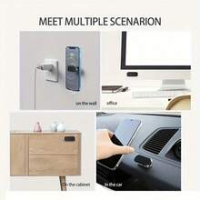 1 Stück/2 Stücke/3 Stücke Universeller Multifunktions 360° drehbarer Aluminium-Legierungs Magnetische Kfz Handy Halterung, geeignet für Armaturenbrett und Lüftungsschlitze, einfache Installation, starker Klebstoff, stabil und praktisch, GPS-Navigations Handyhalterung, kompatibel mit iPhone 16/15 Pro Max Plus und anderen Smartphones