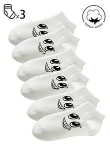 1/3/5 Pairs Of Women's Cotton Socks,Invisible Socks,Short Socks,White Socks,Grey Socks,Black Socks,Women Socks,Cute Socks,Girls Socks, Autumn/Winter/Spring/Fall/Summer Socks,Mesh Breathable Details, Guide Rail Breathable Hole Design, Moisture Wicking, Soft And Smooth, Suitable For Various Holidays, Sports, Leisure, Business And Other Daily Wear, Can Be Worn All Year Round, Color Combinations Are Random. - White - View 10