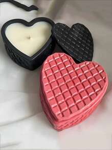 1 Molde de silicona con forma geométrica de corazón para cajas de joyería, perfecto para resina epoxi, arcilla, hormigón y moldes de yeso, regalo del Día de los Enamorados, regalos para mejores amigos, manualidades DIY