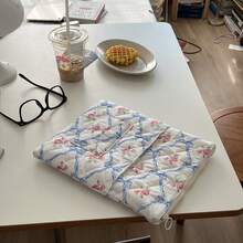 1 szt. koreańskiej małej torby na notebooka z kokardą i świeżym kwiatowym wzorem, 11/13/15 cali, damska torba na tablet - Wielokolorowe - Zobacz 7