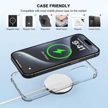 For Magsafe 15W Original Magnetic Wireless Fast Charging For I Phone 15 14 13 12 11 Pro Max Mini X XR XS SE USB-C Fast Charger Cable Suitable For Office, Dorm, And Home Wireless Charger