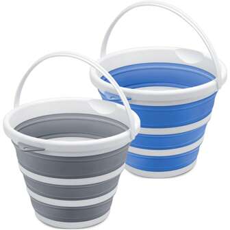 1pc Foldable Bucket, Portable Collapsible Washing Bucket For Car Cleaning, Camping, Fishing, Travel, Cleaning Supplies, Home Tool
