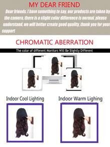 Long Wavy Synthetic Baseball Cap Hair Wig For Girl Hair Wig Naturally Connect Ha Twigs Adjustable