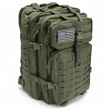 50L Large Tactical Backpack For Men | Outdoor MOLLE 3-Day Survival Backpack | Camping Gear Backpack | Hiking Backpack - Army Green - View 2