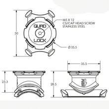 Phone Mount Holder Universal For Quad-Lock Mountain Bike Cycling Phone Rack Strap Mount Holder Shockproof Riding Phone Bracket - Blue - View 7