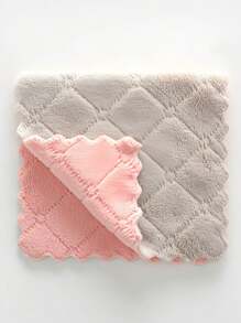 Set de 4 u 8 paños de mano para bebé, paños de limpieza absorbentes para cocina, paños de felpa de coral, paños de uso doble seco y húmedo, adecuados para diversos entornos domésticos (color aleatorio)