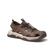 CAMEL CROWN Men's Sandals, New Summer Men's Shoes Mesh Breathable Outdoor Hollow Casual Sandals