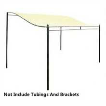 Waterproof Garden Courtyard Sunshade Canopy Replacement Cloth Sunshade Cloth Tent Ceiling Cover Cloth Canopy Beige Sunshade Sail Canopy Roof Replacement Cover Outdoor Waterproof Garden Porch Sunshade Sail - Mustard Yellow - View 5