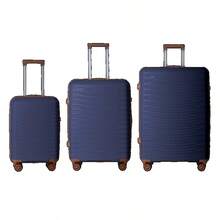 3-Piece Luggage Sets 20" 24" 28" Suitcase With Wheels Hardside Suitcase With Four Spinner Wheels And Scratch-Resistant Surface Navy Blue - Navy Blue-Polypropylene - View 1