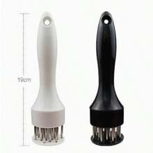 1pc Meat Tenderizer, 21 Needle/16 Blade Stainless Steel Cooking Tool, Kitchen Gadget, Kitchen Accessory, Turkey Tool, Meat Tool, Random Color