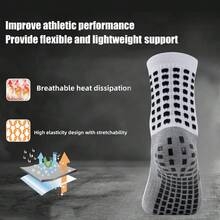 1 Set Soccer Sports Equipment: Soccer Sports Socks, Soccer Leg Sleeves, Soccer Cleats, Sports Wraps, Breathable, High Elasticity, Suitable For Soccer Match And Training - Multicolor - View 9