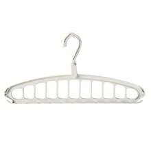 4 Pcs 11 Holes Multi-Functional Swivel Non-Tracking Clothes Hanger - Space-Saving Multi-Hook Design For Neat Closet Organization, Durable And Lightweight For Home Or Travel Use, Multi-Functional Non-Tracking Clothes Hanger